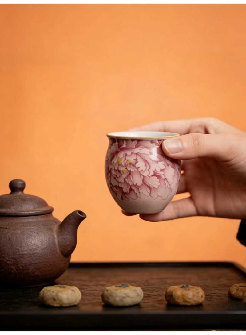 هدية كوب شاي سيراميك مع علبة هدية 90 مل، هدية للنساء، هدية رمضان وعيد، مناسبة للمناسبات والضيافة - Image 5